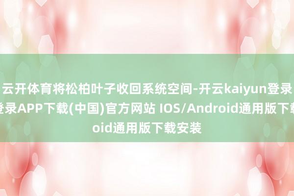 云开体育将松柏叶子收回系统空间-开云kaiyun登录入口登录APP下载(中国)官方网站 IOS/Android通用版下载安装