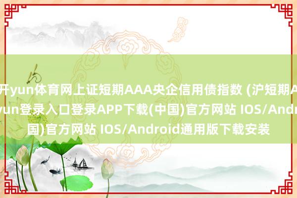 开yun体育网上证短期AAA央企信用债指数 (沪短期AAA央企债-开云kaiyun登录入口登录APP下载(中国)官方网站 IOS/Android通用版下载安装