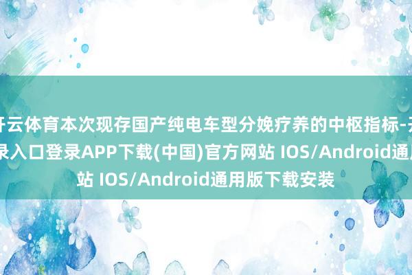 开云体育本次现存国产纯电车型分娩疗养的中枢指标-开云kaiyun登录入口登录APP下载(中国)官方网站 IOS/Android通用版下载安装